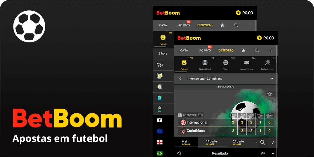 Apostas em futebol - Betboom